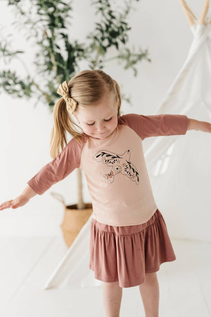 babysprouts - Girl's Skort - Burlwood