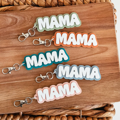 Mama 3D Acrylic Keychain