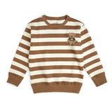 Teddy Bear Stripe Sweatshirt