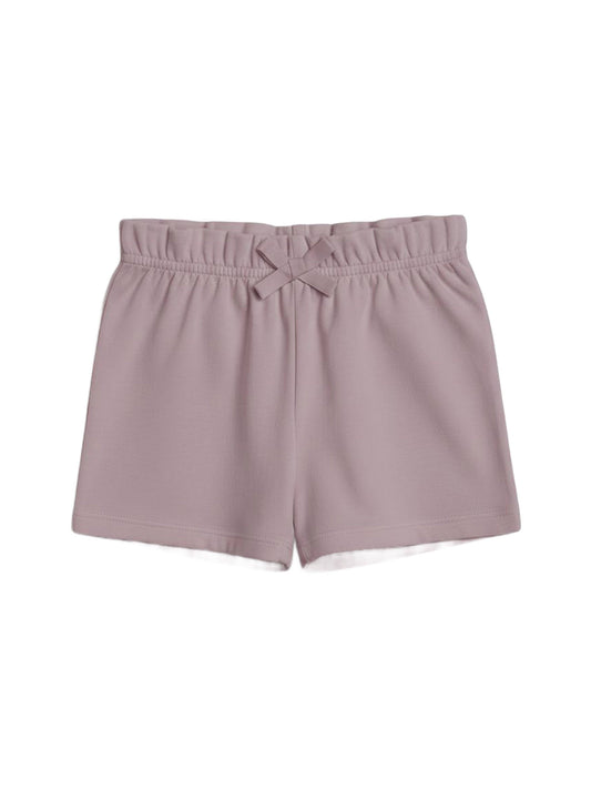 Fay Ruffle Waist Shorts - Fog