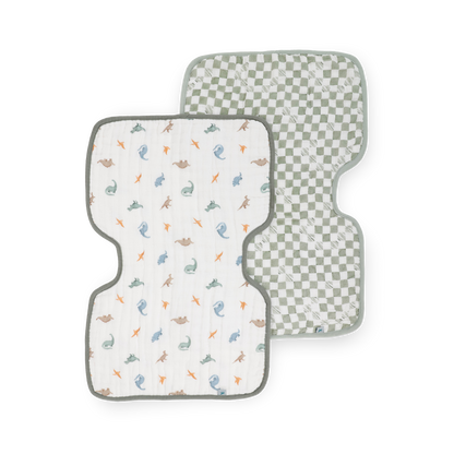 Organic Muslin Burp Cloth 2 Pack