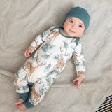 Deer Pine Bamboo Romper