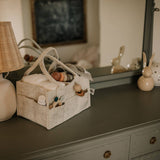 Large Diaper Caddy - White