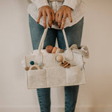 Large Diaper Caddy - White