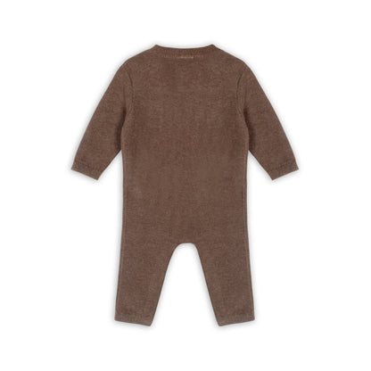 Chunky Knit Jumpsuit - Cocoa
