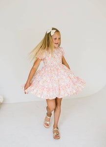 Aura Poplin Dress - Bunny Field