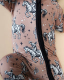 Bamboo Zip Romper | Desert Cowboy