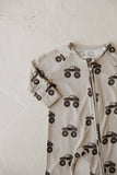 Bamboo Zip Pajamas | Monster Truck