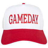 Katydid - GAMEDAY Wholesale Two-Toned Vintage Hat: Red and White