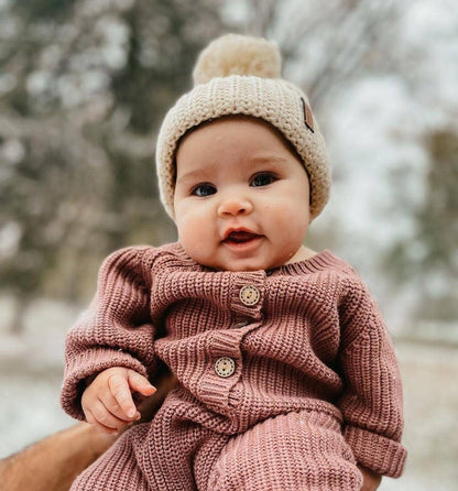Acrylic Pom Beanie - NB