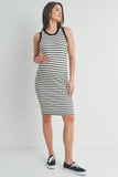 Striped Bodycon Dress Maternity
