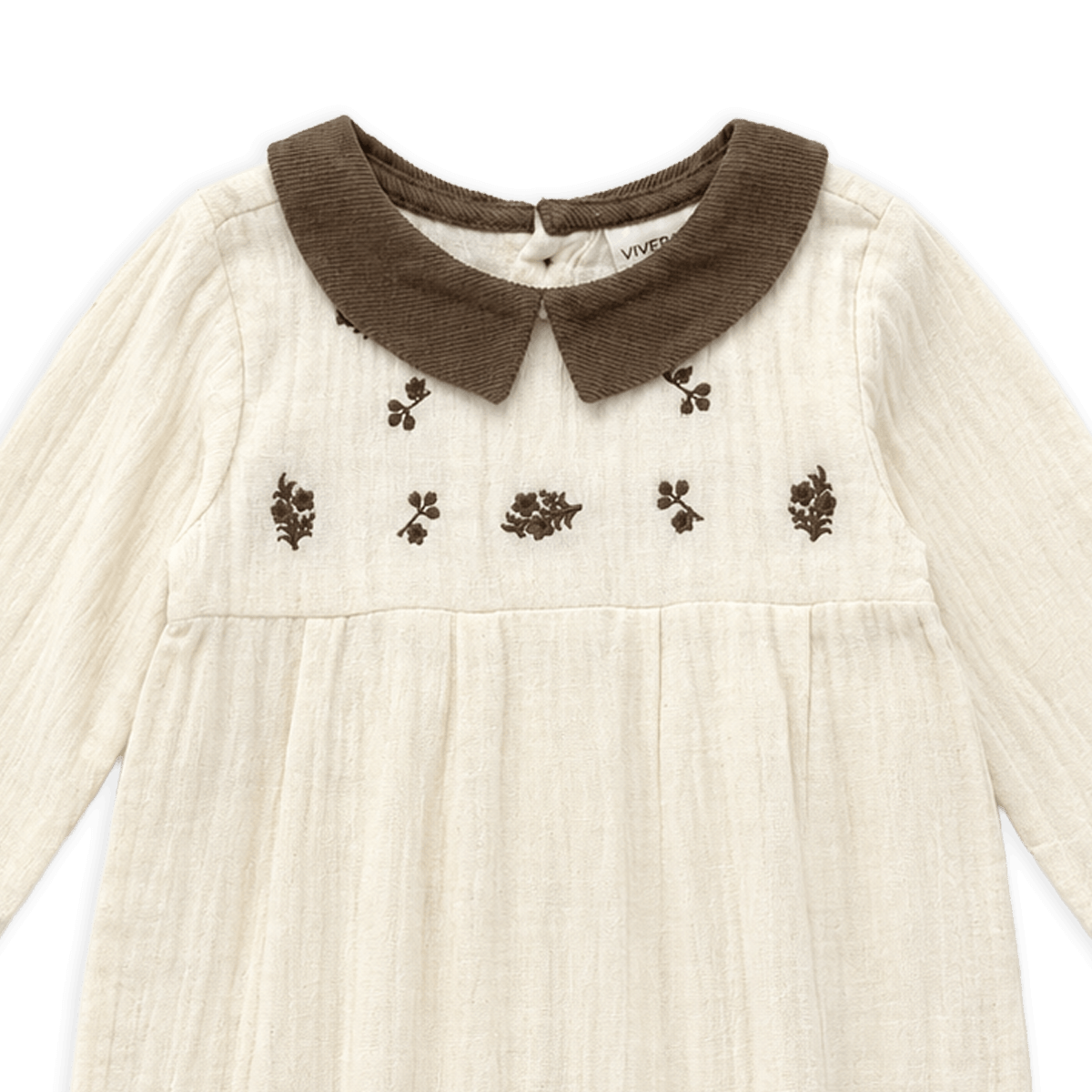 Embroidered Muslin Jumpsuit