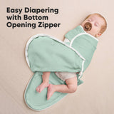 Soothe Zippy Baby Swaddles Sleep Sacks - Sage