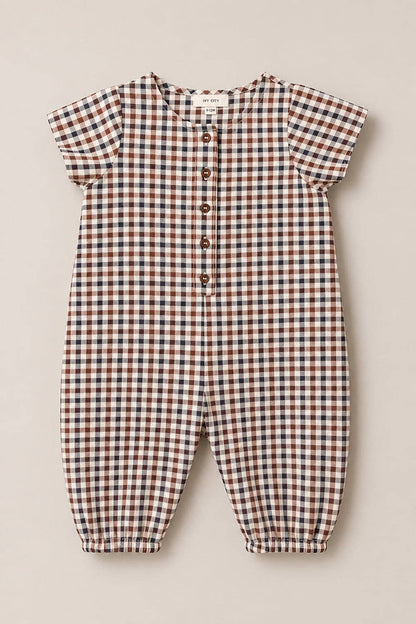 Trevor Romper in Chestnut