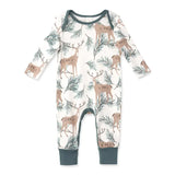 Deer Pine Bamboo Romper