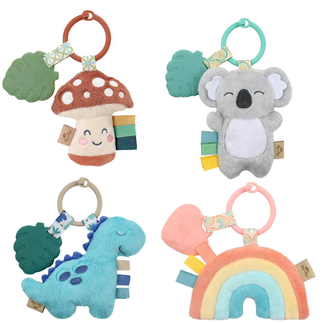 Itzy Pal™ Plush + Teether: Avocado