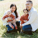 goumikids - Knit Cotton Baby Stay-On Boots - Clay