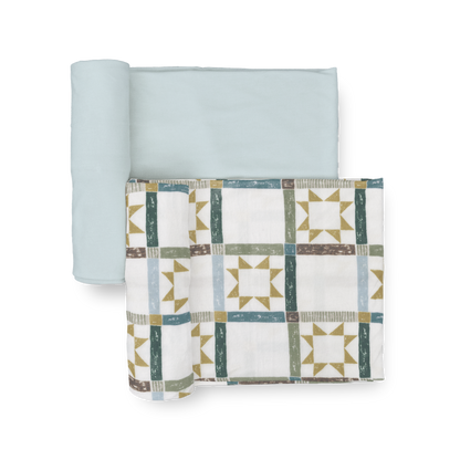 Stretch Knit Swaddle 2 Pack