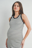 Striped Bodycon Dress Maternity