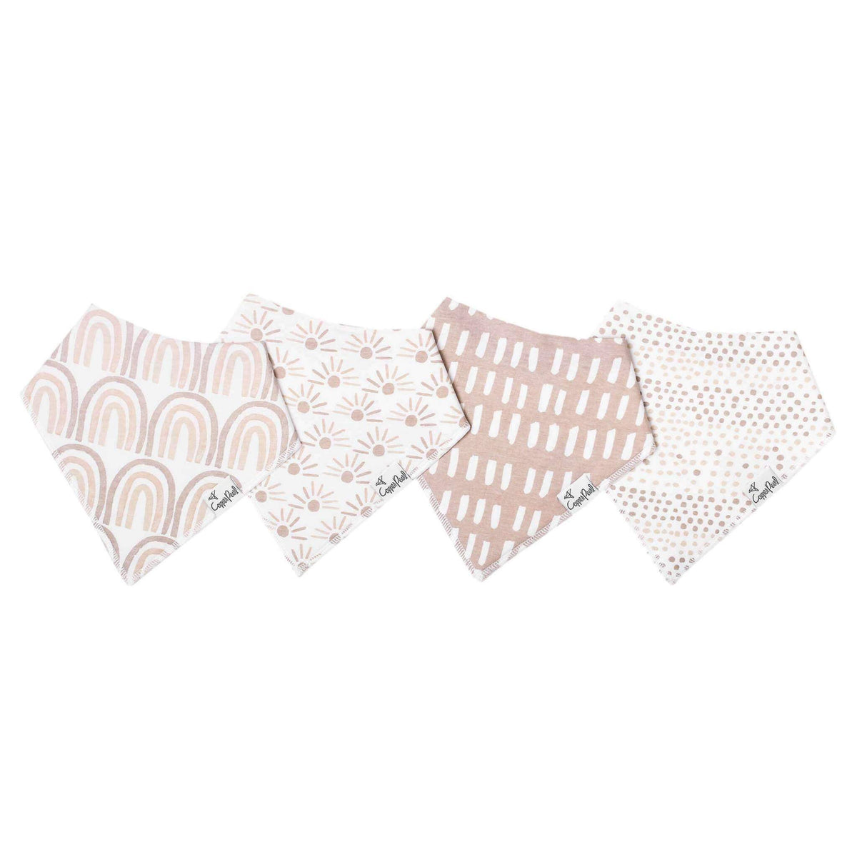 4 Pack Baby Bandana Bibs - Bliss
