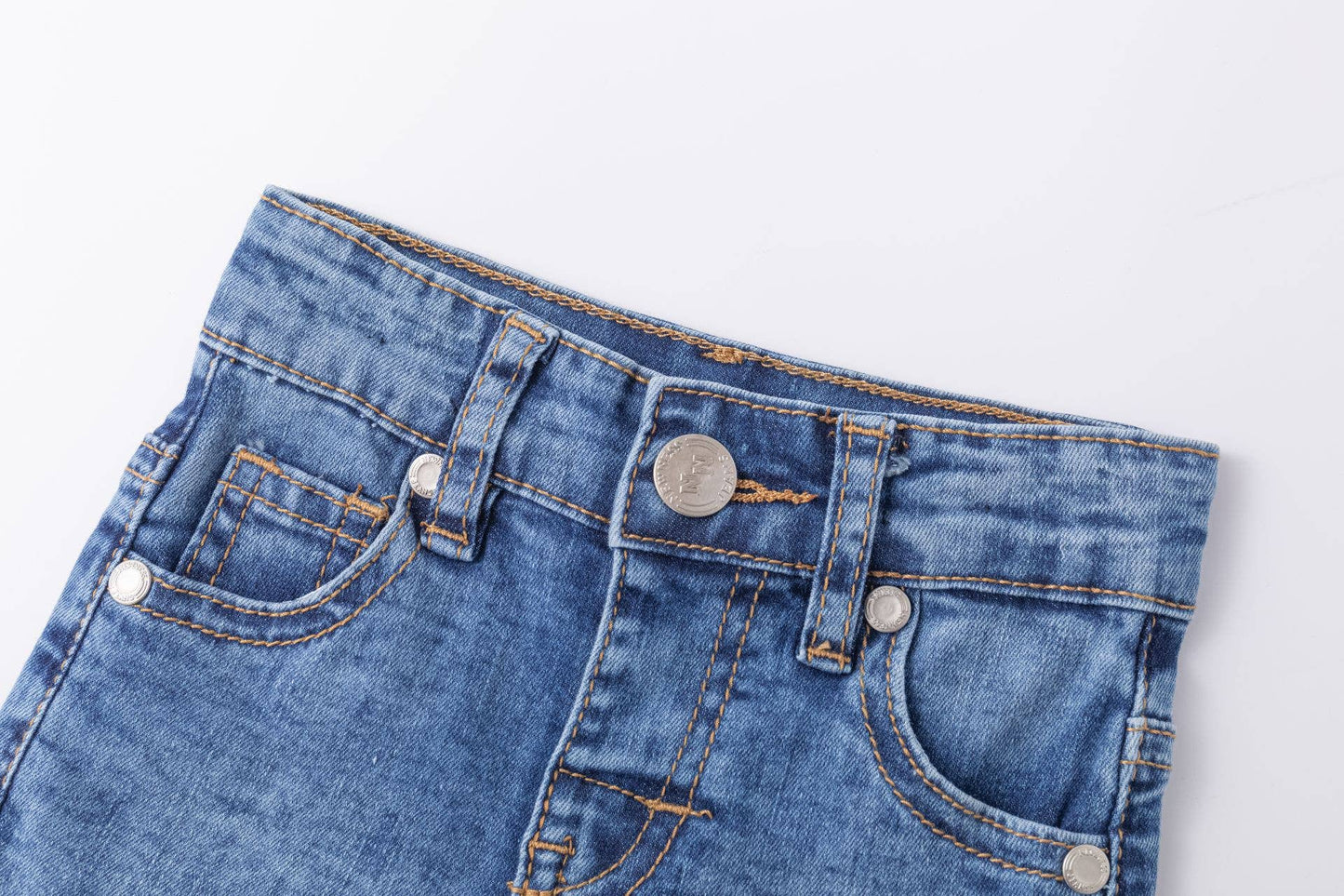 Denim Bermuda Shorts