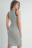 Striped Bodycon Dress Maternity