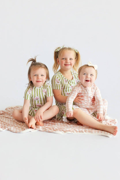 Convertible PJ - Pink Gingham