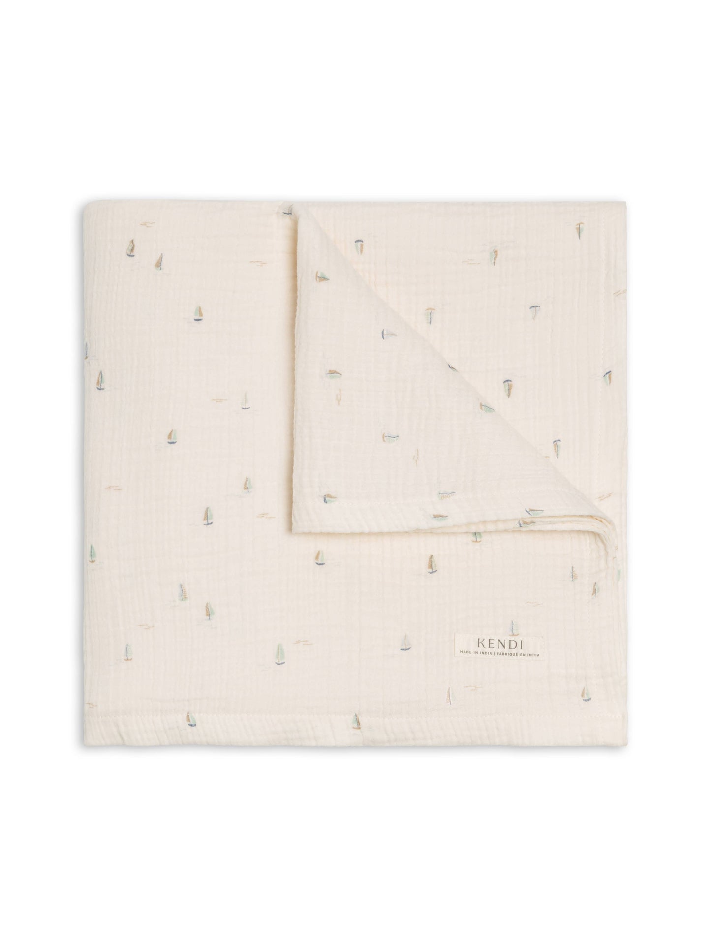 Muslin Swaddle Blanket - Marina / Sea + Dune