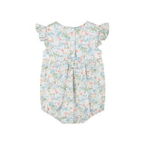 Smocked Flutter Romper - Floral