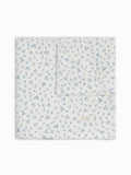 Muslin Swaddle Blanket - Rosebay Floral / Coconut + Sea