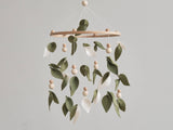 ChilDreams - Baby Forest Mobile, Green Floral Nursery Mobile Shower Gift