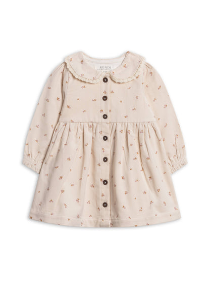 Corduroy Collar Dress - Tilda