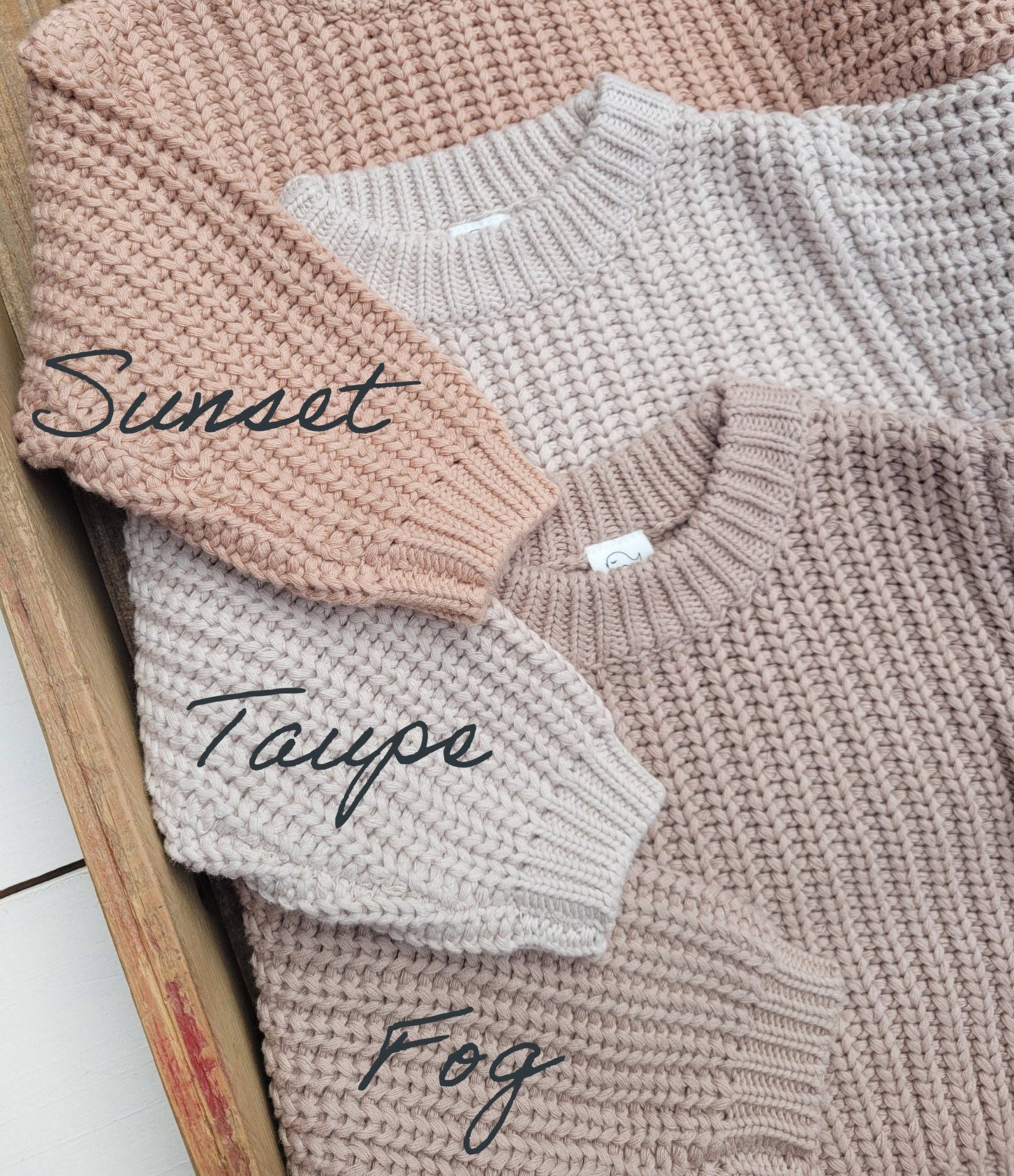 Chunky Knit Sweater | Sunset