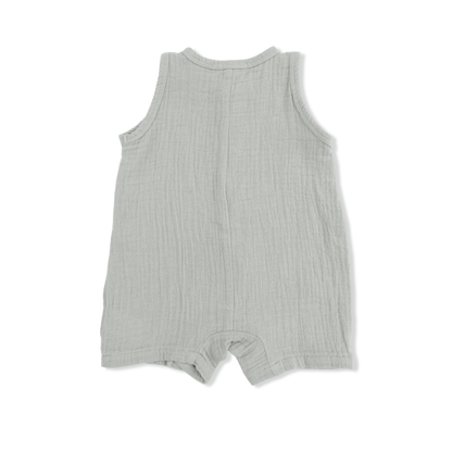 Muslin Romper - Desert Green