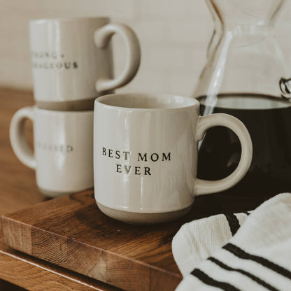 Stoneware Coffee Mug - Best Mom Ever