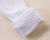 squid socks -White Lace Non-Slip Silicone Grip Baby Socks 12 - 24M