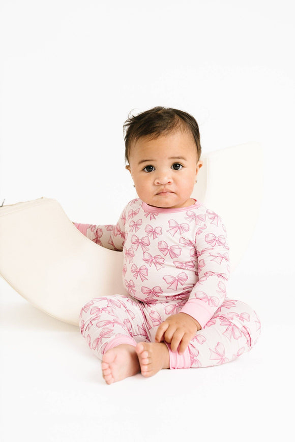 Little One Shop - Pretty in Pink Bamboo Set