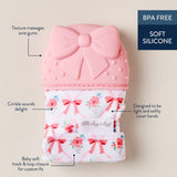 Itzy Mitt™ Silicone Teething Mitt - Bow