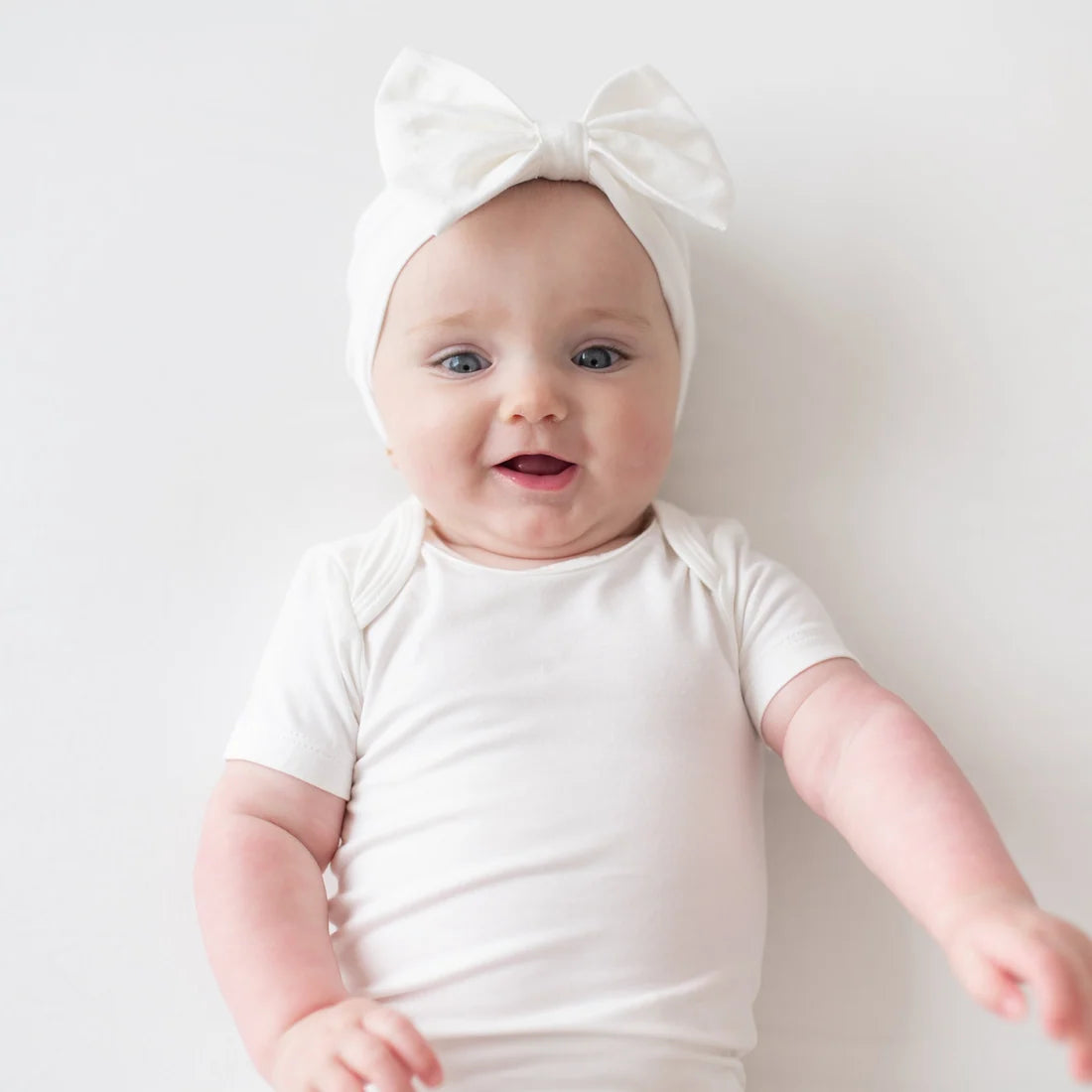 Kyte Bow Headwrap in Cloud