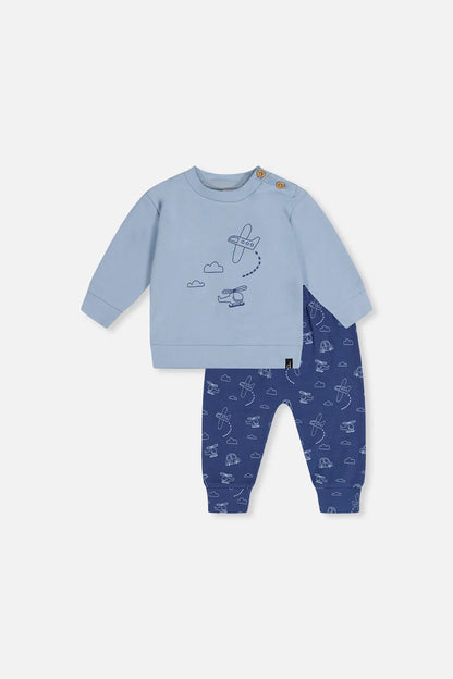 DPD Organic Pant Set - Blue Skies