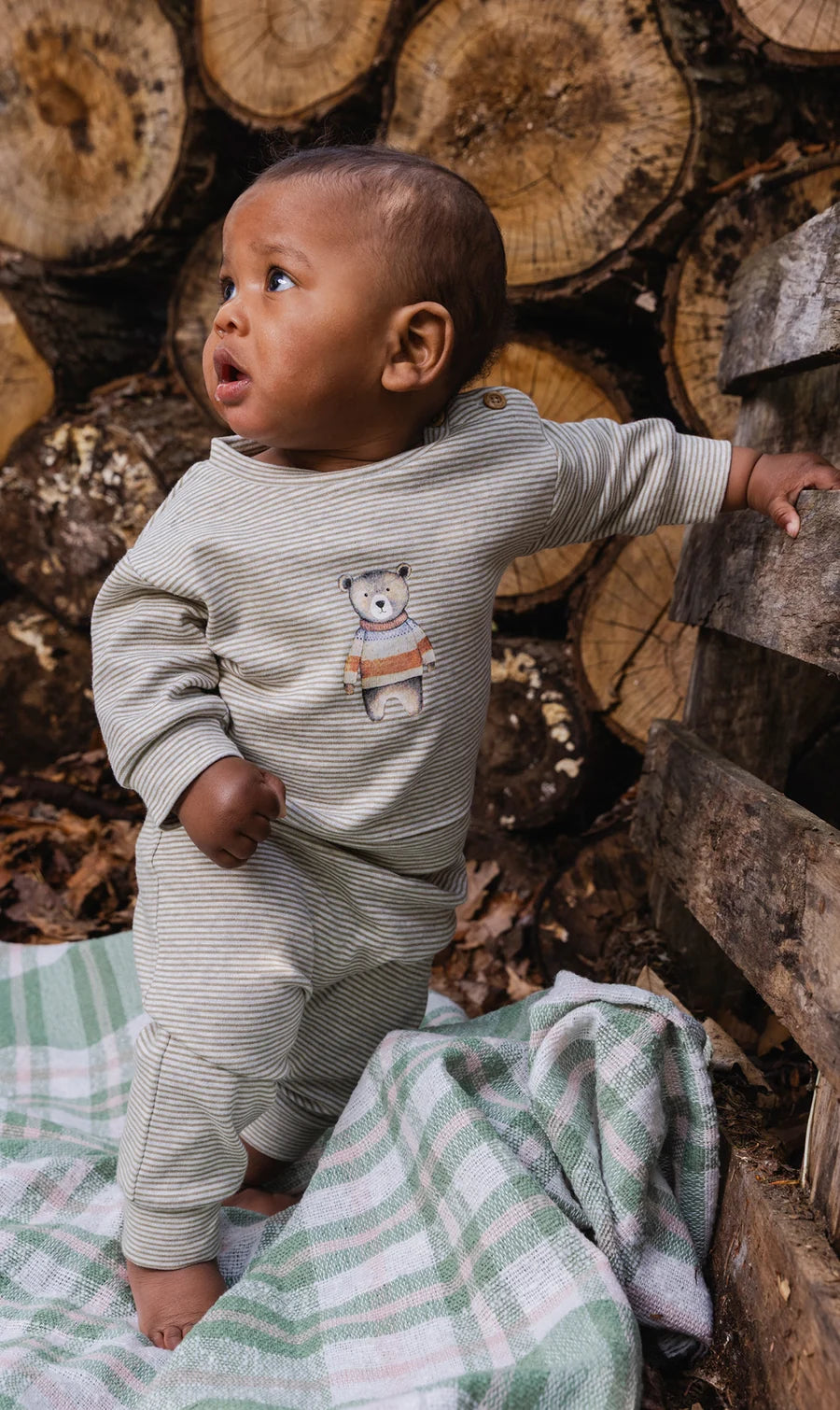 DPD Organic Pant Set - Bear
