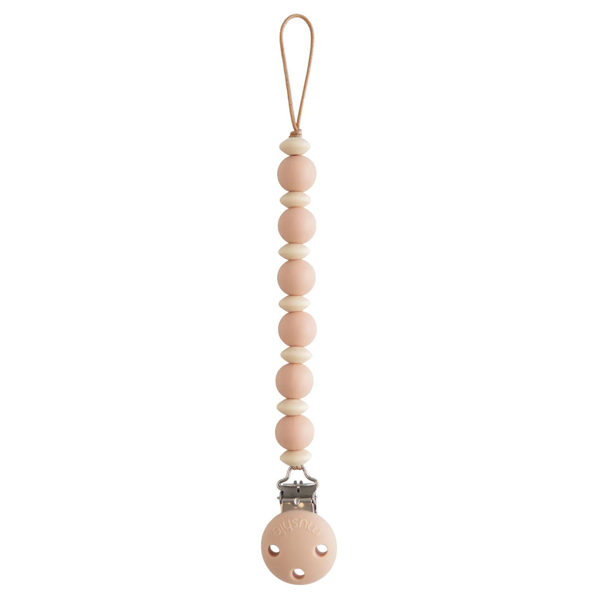 Silicone Pacifier Clip- Luna
