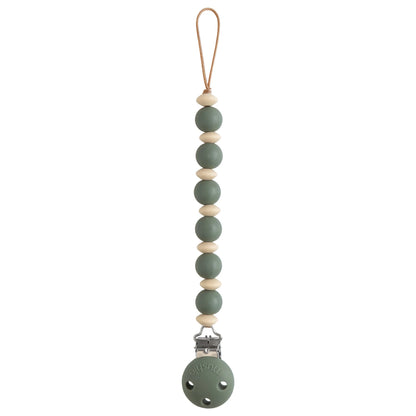 Silicone Pacifier Clip- Luna