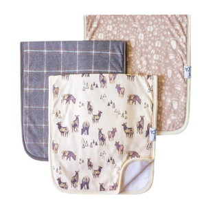 Timber Burp Cloth Set-3 pack