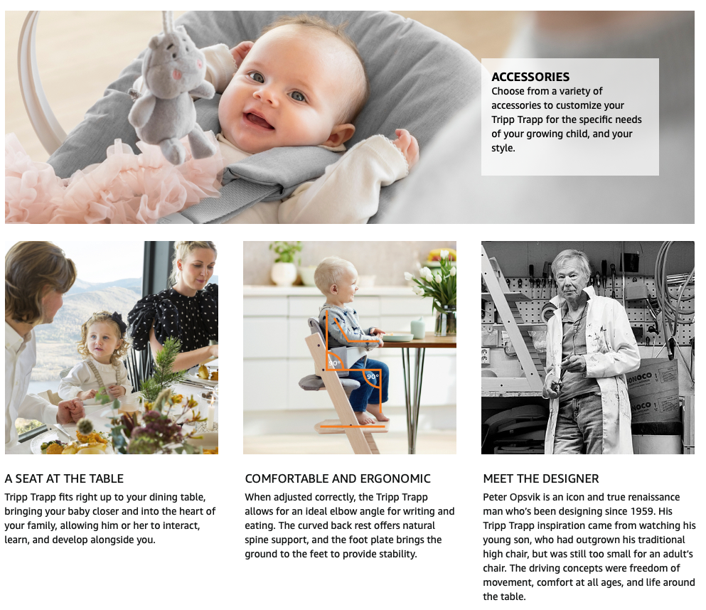 Tripp Trapp High Chair² + Baby Set
