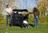 W6 Luxe Pro 6-Seater Stroller Wagon-Jet Black