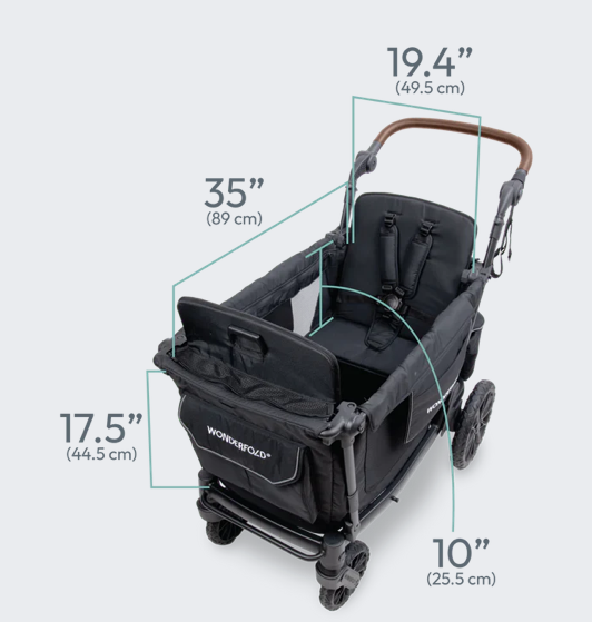 Wonderfold L2 Double Stroller Wagon