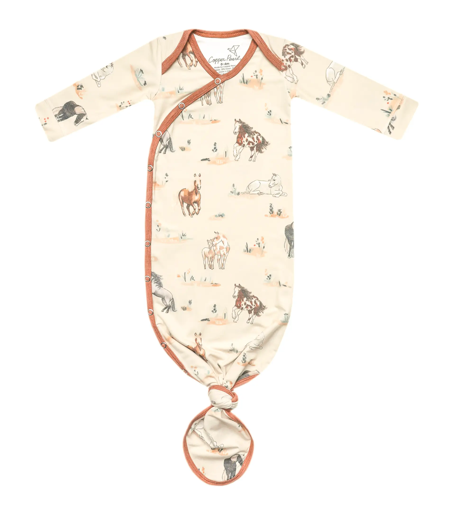 Montana Newborn Knotted Gown