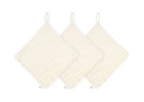 Washcloth 3 Pack-Cream