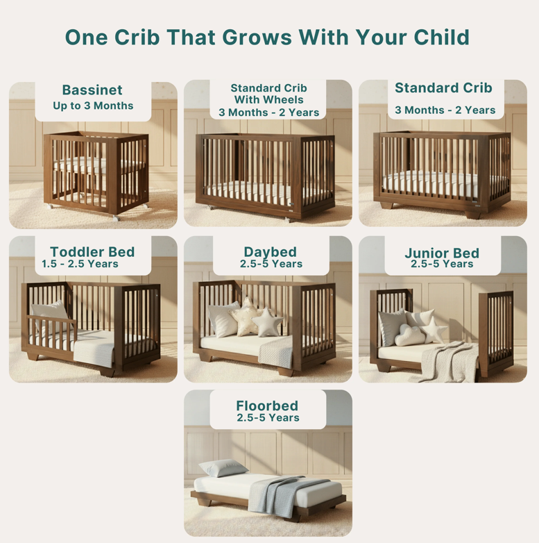 Spirit 8-in-1 Convertible Crib